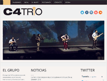 Tablet Screenshot of c4trio.com